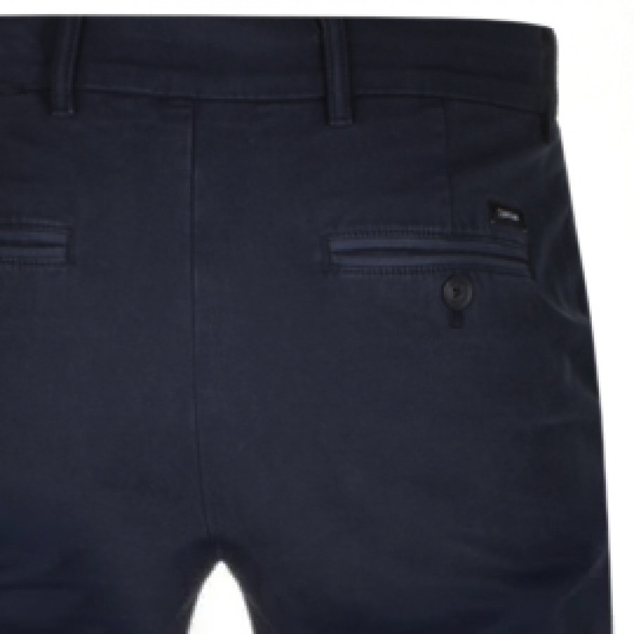 Alternative Image for ProductCalvin Klein Slim Fit Chino Trousers Navy3